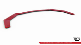 Cup Spoilerlippe Front Ansatz V.2 für Ford Mustang Mk6 FL rot Hochglanz