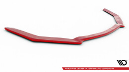 Cup Spoilerlippe Front Ansatz V.2 passend für Ford Mustang Mk6 FL rot Hochglanz