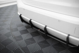 Street Pro Heckschürze Heck Ansatz Diffusor für BMW 3er Limousine / Touring G20 / G21 Facelift SCHWARZ