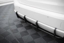 Street Pro Heckschürze Heck Ansatz Diffusor passend für BMW 3er Limousine / Touring G20 / G21 Facelift rot