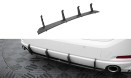 Street Pro Heckschürze Heck Ansatz Diffusor passend für BMW 3er Limousine / Touring G20 / G21 FL rot