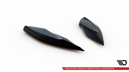 Heck Ansatz Flaps Diffusor V.2 für Cupra Leon Hatchback Mk1 schwarz Hochglanz