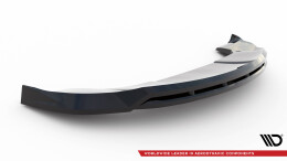 Cup Spoilerlippe Front Ansatz V.1 passend für Tesla Model X Mk1 Facelift schwarz Hochglanz