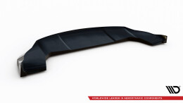 Cup Spoilerlippe Front Ansatz V.1 passend für Tesla Model X Mk1 Facelift schwarz Hochglanz