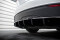 Mittlerer Cup Diffusor Heck Ansatz DTM Look passend für Tesla Model X Mk1 Facelift schwarz Hochglanz