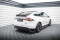 Mittlerer Cup Diffusor Heck Ansatz DTM Look passend für Tesla Model X Mk1 Facelift schwarz Hochglanz