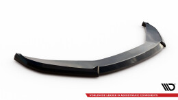 Cup Spoilerlippe Front Ansatz V.1 für Skoda Kodiaq Sportline Mk1 Facelift schwarz Hochglanz