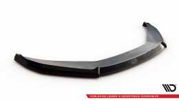 Cup Spoilerlippe Front Ansatz V.1 passend für Skoda Kodiaq Sportline Mk1 Facelift schwarz Hochglanz