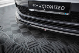 Cup Spoilerlippe Front Ansatz V.2 passend für Skoda Kodiaq Sportline Mk1 Facelift schwarz Hochglanz