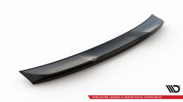 Heck Spoiler Aufsatz Abrisskante 3D passend für Porsche Taycan Turbo S Mk1 schwarz Hochglanz