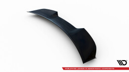 Heck Spoiler Aufsatz Abrisskante 3D passend für Porsche Taycan Turbo S Mk1 schwarz Hochglanz