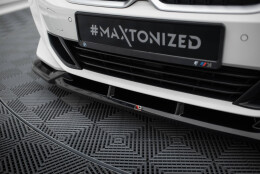 Cup Spoilerlippe Front Ansatz passend für BMW 3er Limousine / Touring G20 / G21 Facelift schwarz Hochglanz