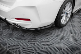 Heck Ansatz Flaps Diffusor für BMW 3er Limousine / Touring G20 / G21 Facelift schwarz Hochglanz