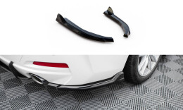 Heck Ansatz Flaps Diffusor passend für BMW 3er Limousine / Touring G20 / G21 Facelift schwarz Hochglanz