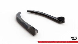 Heck Ansatz Flaps Diffusor passend für BMW 3er Limousine / Touring G20 / G21 Facelift schwarz Hochglanz
