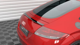 Heck Spoiler Aufsatz Abrisskante passend für Audi TT 8J schwarz Hochglanz
