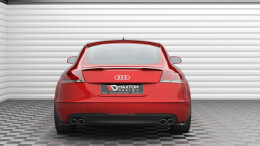 Heck Ansatz Flaps Diffusor für Audi TT 3.2 V6 8J schwarz Hochglanz