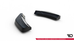 Heck Ansatz Flaps Diffusor passend für Audi TT 3.2 V6 8J schwarz Hochglanz