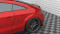 Heck Ansatz Flaps Diffusor passend für Audi TT 3.2 V6 8J schwarz Hochglanz