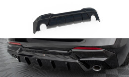 Heck Ansatz Diffusor passend für BMW 2 G42 schwarz Hochglanz