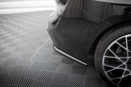 Heck Ansatz Flaps Diffusor V.3 passend für BMW 2 G42 schwarz Hochglanz