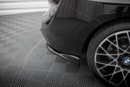 Heck Ansatz Flaps Diffusor V.4 passend für BMW 2 G42 schwarz Hochglanz