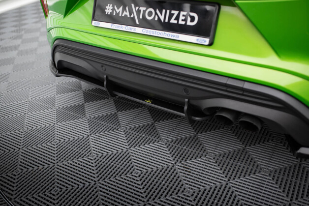 Street Pro Heckschürze Heck Ansatz Diffusor passend für Ford Puma ST Mk1 rot