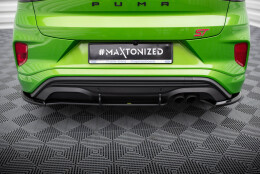 Street Pro Heckschürze Heck Ansatz Diffusor passend für Ford Puma ST Mk1 rot