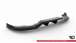 Mittlerer Cup Diffusor Heck Ansatz DTM Look passend für Seat Arona FR Mk1 Facelift schwarz Hochglanz