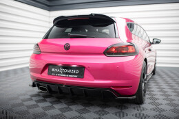 Heck Ansatz Diffusor V.1 passend für VW Scirocco Mk3 schwarz Hochglanz