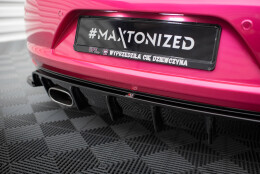 Heck Ansatz Diffusor V.1 passend für VW Scirocco Mk3 schwarz Hochglanz