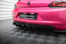 Heck Ansatz Diffusor V.1 passend für VW Scirocco Mk3 schwarz Hochglanz