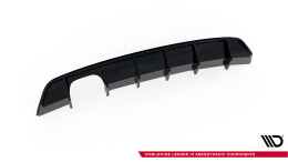 Heck Ansatz Diffusor V.1 passend für VW Scirocco Mk3 schwarz Hochglanz