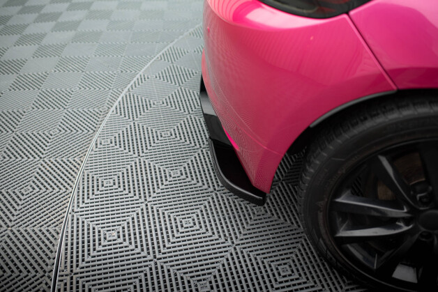 Heck Ansatz Flaps Diffusor V.2 passend für VW Scirocco Mk3 schwarz Hochglanz