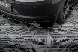 Heck Ansatz Flaps Diffusor V.2 passend für VW Scirocco Mk3 schwarz Hochglanz