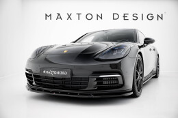 Cup Spoilerlippe Front Ansatz V.1 passend für Porsche Panamera E-Hybrid / Panamera 4S 971 schwarz Hochglanz