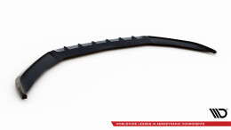 Cup Spoilerlippe Front Ansatz V.1 passend für Porsche Panamera E-Hybrid / Panamera 4S 971 schwarz Hochglanz