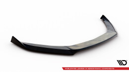Cup Spoilerlippe Front Ansatz V.2 passend für Porsche Panamera E-Hybrid / Panamera 4S 971 schwarz Hochglanz