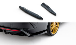 Heck Ansatz Flaps Diffusor V.4 passend für Skoda Octavia RS Liftback / Combi Mk4 Facelift schwarz Hochglanz