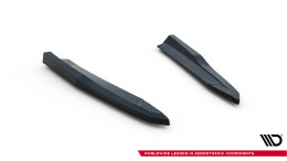 Heck Ansatz Flaps Diffusor V.4 passend für Skoda Octavia RS Liftback / Combi Mk4 Facelift schwarz Hochglanz