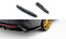 Heck Ansatz Flaps Diffusor V.4 passend für Skoda Octavia RS Liftback / Combi Mk4 Facelift schwarz Hochglanz