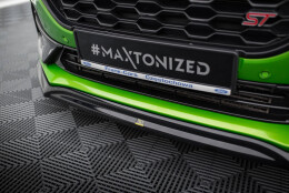 Cup Spoilerlippe Front Ansatz V.2 passend für Ford Puma ST / ST-Line Mk1 schwarz Hochglanz