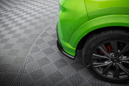 Heck Ansatz Flaps Diffusor passend für Ford Puma ST Mk1 schwarz Hochglanz