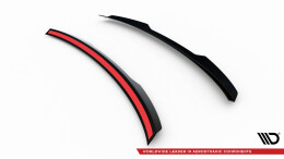 Heck Spoiler Aufsatz Abrisskante für Mazda MX5 Hardtop NC (Mk3) schwarz Hochglanz