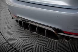 Street Pro Heckschürze Heck Ansatz Diffusor passend für BMW 435 Coupe M-Paket F32 SCHWARZ