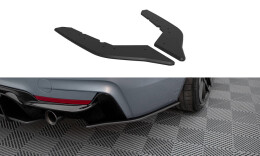 Street Pro Heck Ansatz Flaps Diffusor passend für BMW 4er35i Coupe M-Paket F32 rot