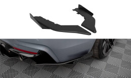 Street Pro Heck Ansatz Flaps Diffusor für BMW 4er35i Coupe M-Paket F32 schwarz+ Hochglanz Flaps