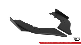 Street Pro Heck Ansatz Flaps passend für BMW 4er35i Coupe M-Paket F32 schwarz Hochglanz