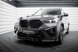 Cup Spoilerlippe Front Ansatz V.1 passend für BMW X5 M F95 Facelift schwarz Hochglanz