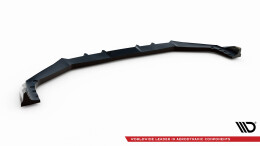Cup Spoilerlippe Front Ansatz V.1 passend für BMW X5 M F95 Facelift schwarz Hochglanz